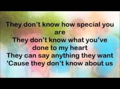 Paroles They Don't Know About Us - One Direction