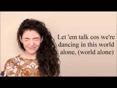 Paroles A World Alone - Lorde